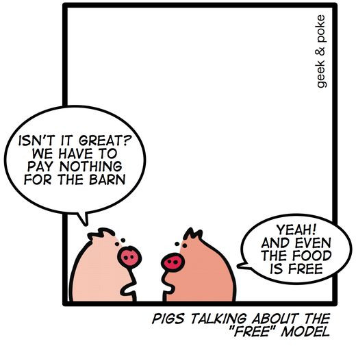 Schweine leben frei